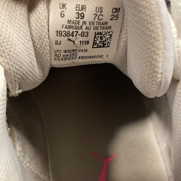 PUMA Clyde Hardwood Pink Glow size 7c - Picture 6 of 6